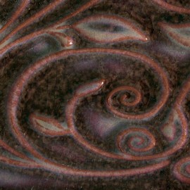 Mottled Burgundy - 16-oz Amaco Opalescent Glaze